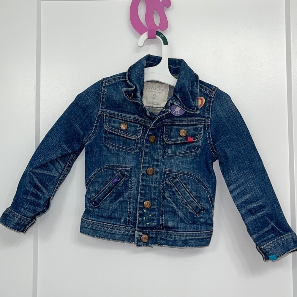77 KIDS AMERICAN EAGLE JEAN JACKET size 2